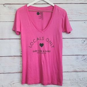 EUC | O'Neill Classic V-Neck Graphic Tee - M